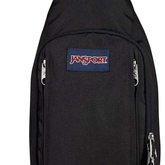 Move Sling Crossbody Bag Unisex Black Polyester Adjustable Padded Comfort